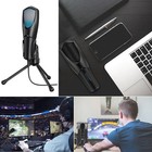 Professional Broadcasting Studio Recording Condenser Microphone Tripod Stand Kit