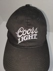 Coors Light Baseball Hat Cap Unisex Adult Black Adjustable Strapback Embroidered