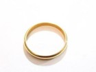 Vintage 2mm Thin Wedding Band Style 14kt Ge Espo Yellow Gold Plated Ring