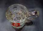 Old 1960s Aw Ice Cold Root Beer Glass Mug 4 25  Tall Vintage Arrow Bullseye Logo