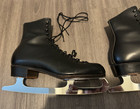 Vintage Riedell Men s Ice Figure Skates Model 220  size 10 M  M1 Blades Black