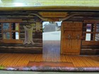 1950 s Roy Rogers Marx Playset Bar M Ranch Tin Litho Cabin 