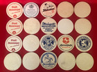 Lot Of 20 Vintage German Foreign Beer Coasters Pub Bar Rare 1950s