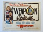 Weapon Lobby Card Set Of 8  fine  1957 Card 4 Trimmed  Lizabeth Scott 001u