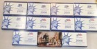 Us Mint 10 Annual Proof Sets 1999-2008 Ogp Box   Coa 109 Coins Estate Sale Lot