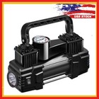 Auto Heavy Duty Portable Air Compressor Car Tire Inflator Electric Pump 12v