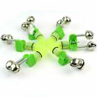20 Pcs Led Night Fishing Bite Bait Alarm 2 Bells Light Rod Tip Clip Alert Ring