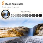K f Concept 67mm Slim Adjustable Nd Lens Filter Variable Fader Nd2 To Nd400