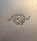 Vintage Century Silver Seal Hammered Aluminum Pot With Lid 8 