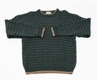 Vintage Woolrich Fisherman Wool Sweater Men Size Xl 90s Heritage Nordic