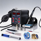 8586d 2in1 Soldering Station Hot Air Heat Desoldering Rework Smd Welding Tool