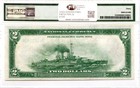 1918  2 Federal Reserve Bank Note Philadelphia Fr 754 Pmg Vf-30  battleship 