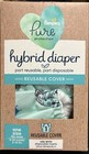 4 Pampers Pure Hybrid Reusable Cloth Diaper Cover One Size Fits Most Lot New