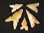Lot Of Five  Ancient Tidikelt Arrowheads 2 96