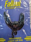 New  Fallout Crate Mothman Light Up Pin Loot Crate New sealed 