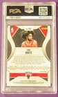 2019-20 Panini Prizm Coby White Rookie Red Ice Prizm Auto Psa Authentic Bulls 
