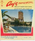 1950s Anfa Super Motel Monterrey  Mexico Brochure Pamphlet Advertising Vintage