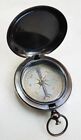 Vintage Handmade Push Button Compass Antique Brass Compass Pocket Style Gift 