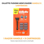 Gillette Fusion5 Men s Razor Handle 9 Cartridges Free Shipping
