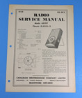 Vintage 1959 Westinghouse Model 697p7 Transistor Radio Service Manual Rs-383