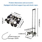 Cnqlis Folding Hand Truck portable Carrying Cart  Compact  Mini Lightweight F   