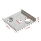 Stainless Steel 1734 Lockdown Washer For Bubbler Dispensers Pack Of 3