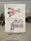 Vintage Hallmark Greeting Card  Easter Themed  Peggy Ann Paper Doll Uncut
