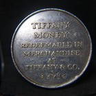 Vintage Tiffany   Co  Sterling Silver  25 Money Token Coin