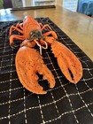 Vtg Lobster Blow Mold Beach Ocean Decor 19    Life Size Hollow Plastic Figure