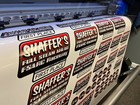 25 50 100 250 Custom Stickers  Decals  Labels  Logos In Sizing Of Choice