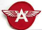 Vintage Flying A Gasoline Station Jacket Patch Houston Texas Oil Petroleum