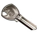 Abus Key Blank For Padlock 64ti 50   60 - 5 50 Silver Rock