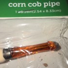 Christmas Crafts Corn Cob Costume Pipe One Size Beige Orange 1920s 1930s