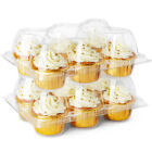 Cupcake Containers 6 Count X 40 Pack Clear Cupcake Boxes Muffin Holders Carriers