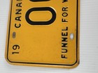 Vintage Canal Zone 1966 License Plate   000 - Funnel For World Commerce Sample