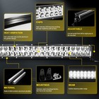 Led Light Bar 22 In 32 In 42 In 50 In 52 In Curved Truck Lamps Off Road For Jeep