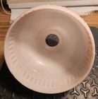 Antique Vintage Art Deco Frosted Opaque Glass Painted Light Shade Lamp Glass 