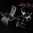 10x Clear Plastic Display Plate Stand Easel Photo Picture Bowl Holder Decor