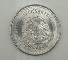 1948 Mexico Cuauhtemoc  900 Fine Silver 5 Pesos Uncirculated
