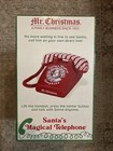 Mr  Christmas Santa s Magical Telephone Interactive 60 Minute Talk Time Nib