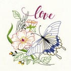Stitchers Revolution 42 Flower Butterflies Beautiful Embroidery Transfer Pattern