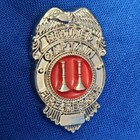 Fire Captain-retired Badge Pin  1-1 8  Premium Crafted 18k Gold Plated   75