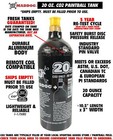 Maddog 20 Oz Refillable Aluminum Co2 Paintball Tank