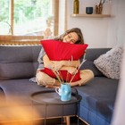 4 Pack Decorative 100  Cotton Pillow Covers Square Cushion Cover Solid Diy Th   