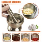 Stainless Steel Mortar And Pestle Set food Herbs Spice Grinder Pill Crusher