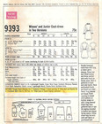 1968 Mccall s Sewing Pattern   9393 Misses  Coat-dress In Two Versions Size  10