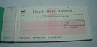 Lloyds Bank Limited Rare Check Book With 27 Checks