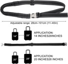 2pc Luggage Connector Strap Add-a-bag Metal Buckle Suitcase Belt Adjustable Blac