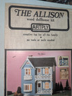 1983 Artply The Allison Wood Dollhouse Kit Model 77 Sealed