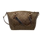 Coach Signature Pattern Handbag F28989 A Grade Used  24x36x8cm From Japan